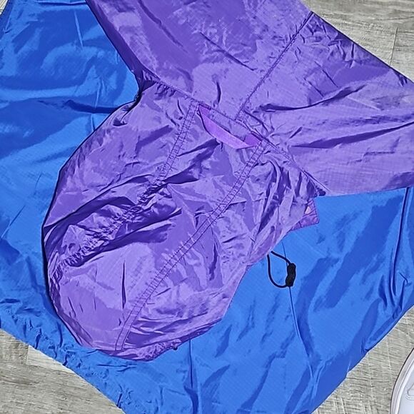 Vintage Patagonia Anorak Pullover Windbreaker Jacket Purple Blue Hooded Size XL - Picture 11 of 14